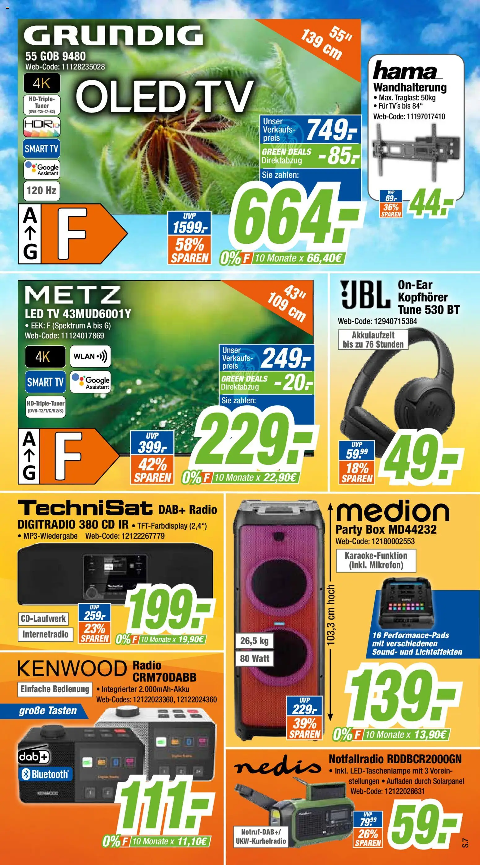 Expert Giessen – gültig ab 12.01.2026 | Seite: 7 | Produkte: Box, Smart TV, Radio, Kopfhörer