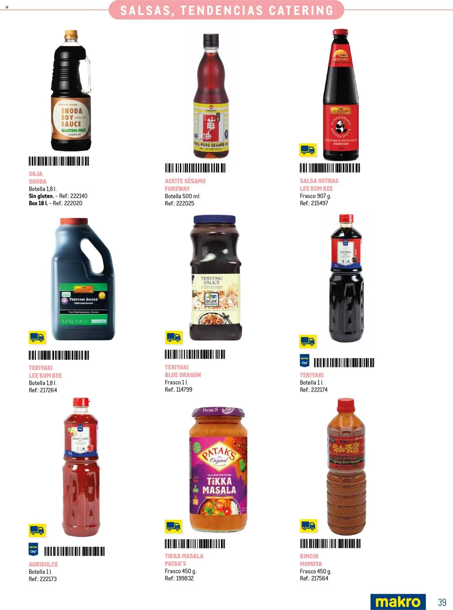 Makro Especial Catering Canarias │ válido desde el 16.03.2026 | Página: 39 | Productos: Aceite