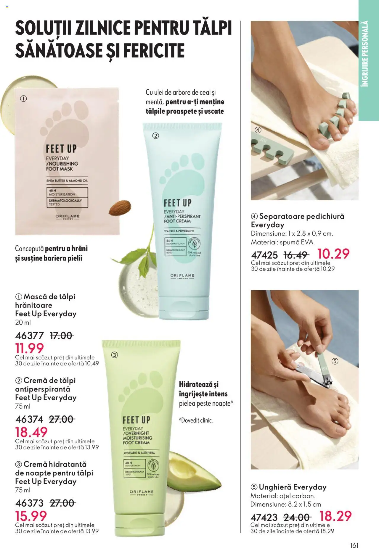 Noul catalog Oriflame – valabil de la 12.11.2025 | Pagină: 161 | Produse: Arapsaçı, Cremă, Ceai, Avocado