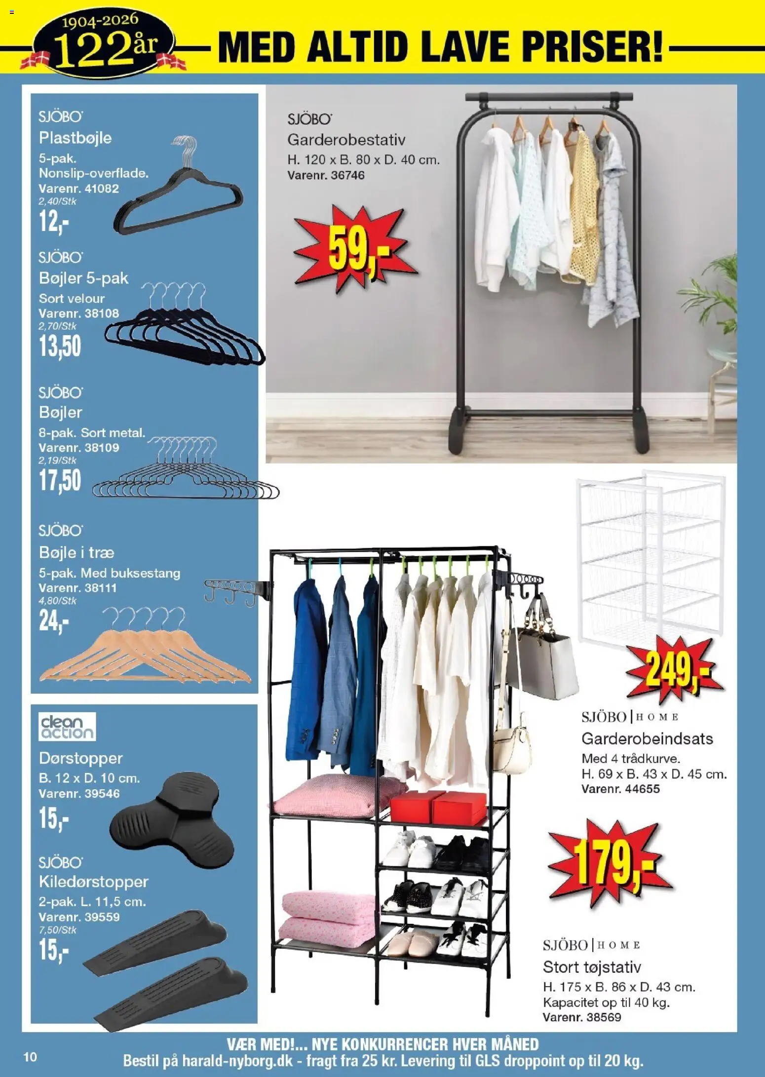 Harald Nyborg tilbudsavis – gyldig fra 08.01.2026 | Side: 62 | Produkter: Bøjle, Bøjler, Tøjstativ