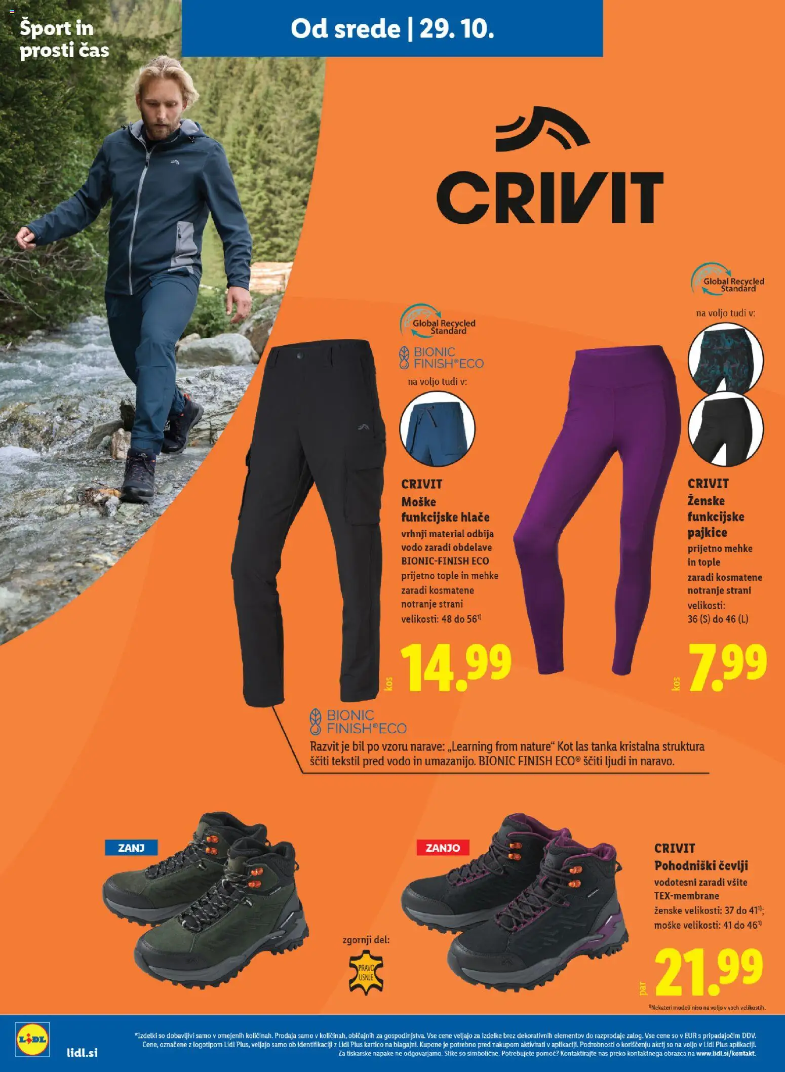 Novi Lidl katalog ponudbe – veljaven od 29.10.2025 | Stran: 30 | Izdelki: Pajkice, Hlace, Cevlji