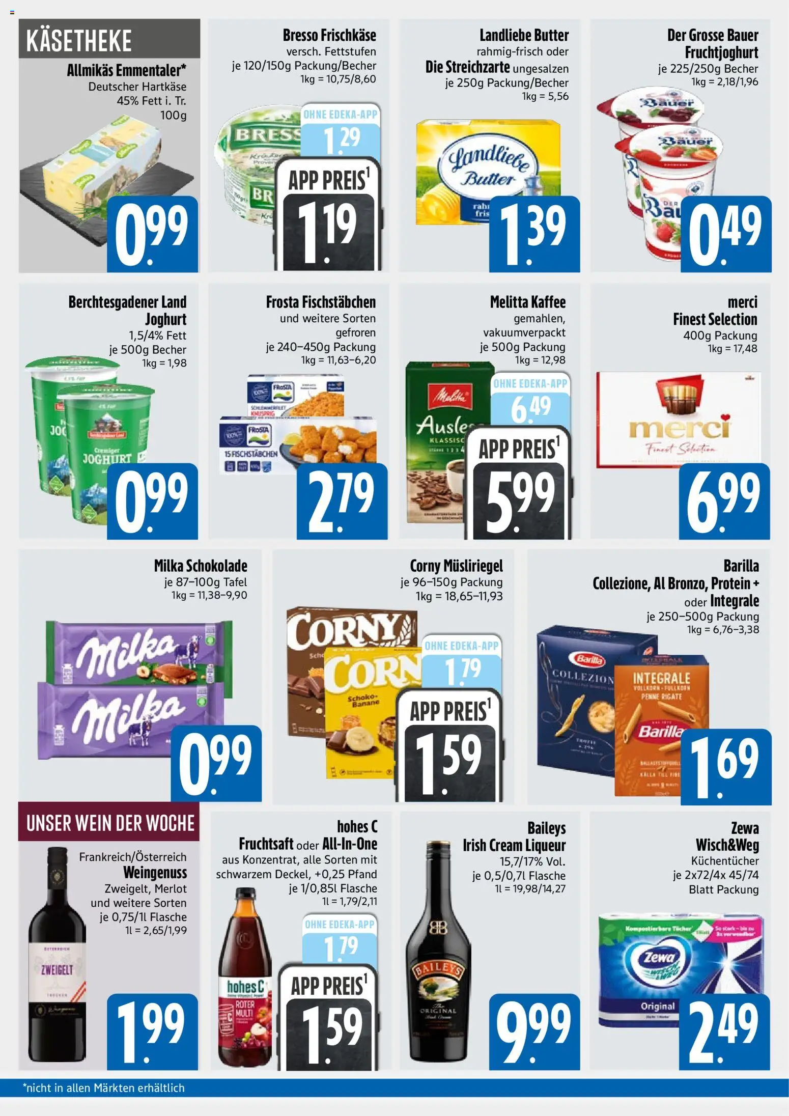 E xpress Prospekt 	 – gültig ab 02.03.2026 | Seite: 2 | Produkte: Schokolade, Fischstabchen, Hohes c, Frischkase