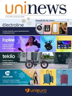 Anteprima del volantino Unieuro Scopri i prodotti catalogo valido a partire dal 06.12.2025