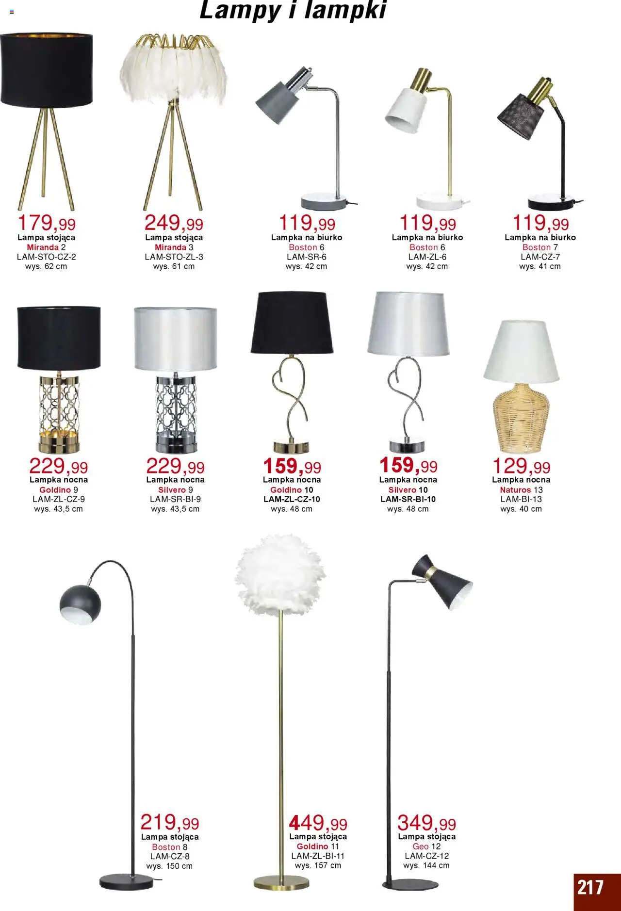 Bodzio Katalog od 01.07.2025 | Strona: 217 | Produkty: Lampki, Biurko, Lampa, Lampka na biurko