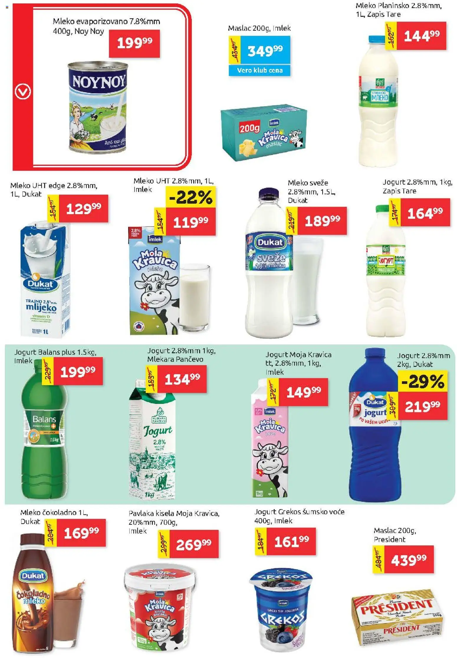 SuperVERO katalog - važi od 16.04.2026 | Strana: 6 | Proizvode: Moja kravica, Mleko, Jogurt, Pavlaka