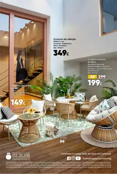 Pré-visualização Hôma Catálogo válido de 13.03.2026 | Página: 24 | Produtos: Cadeiras, Almofada, Mesa, Cadeira