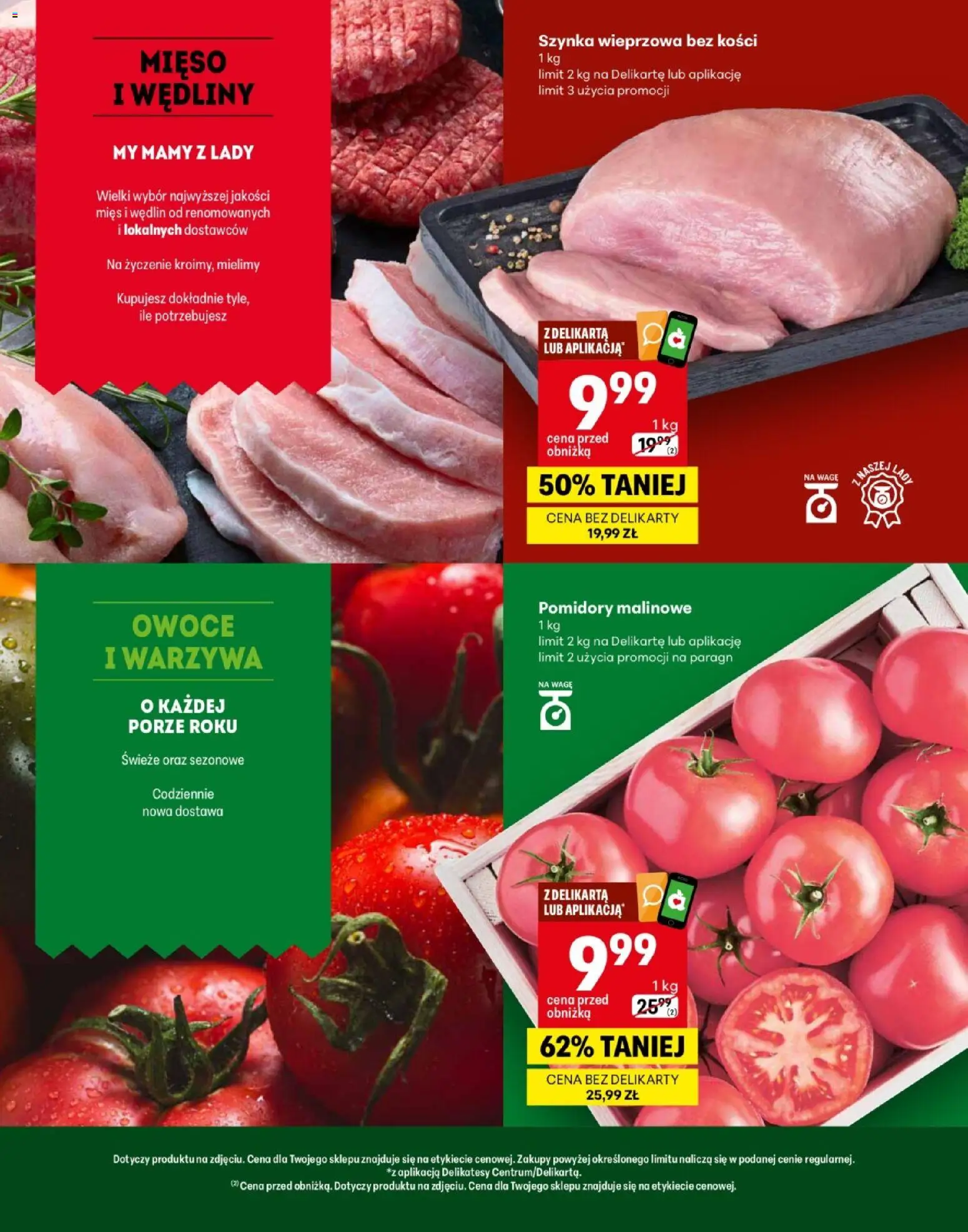 Delikatesy Centrum gazetka - Zaczernie Otwarcie od 30.04.2026 | Strona: 2 | Produkty: Delikatesy, Wędliny, Pomidory, Warzywa