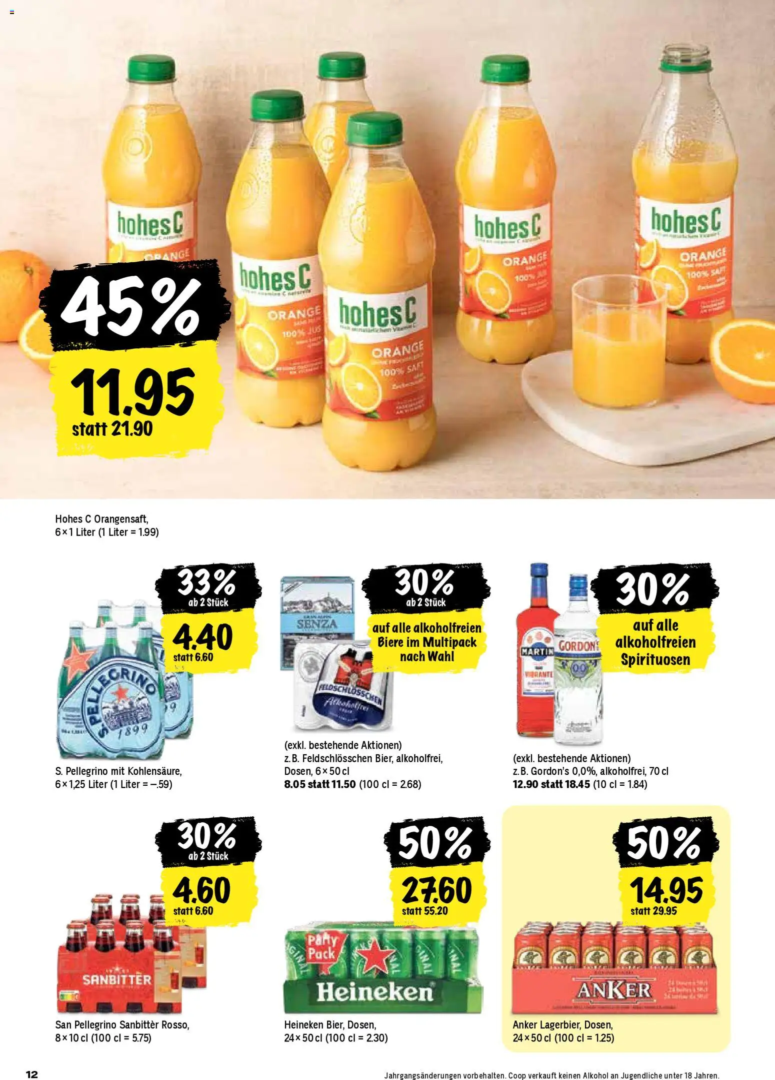 Coop Aktionen – gültig ab 15.01.2026 | Seite: 12 | Produkte: Orangensaft, Saft