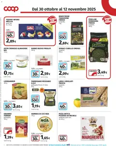 Anteprima del volantino Volantino COOP	 valido a partire dal 30.10.2025 | Pagina: 6 | Prodotti: Merluzzo, Burro, Spinaci, Parmigiano reggiano