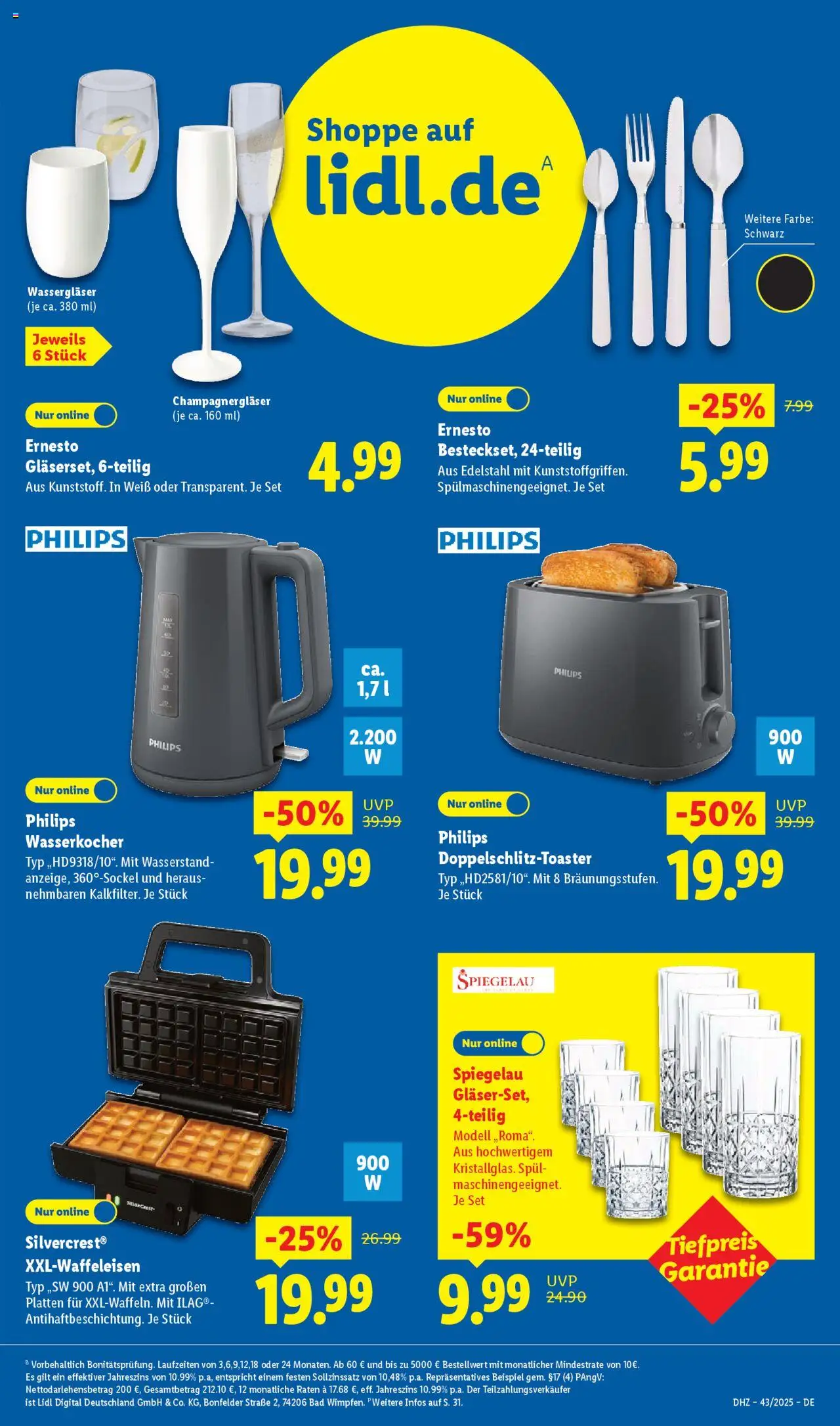 Lidl Prospekt Kornwestheim – gültig ab 20.10.2025 | Seite: 7 | Produkte: Philips, Wasserkocher, Bad