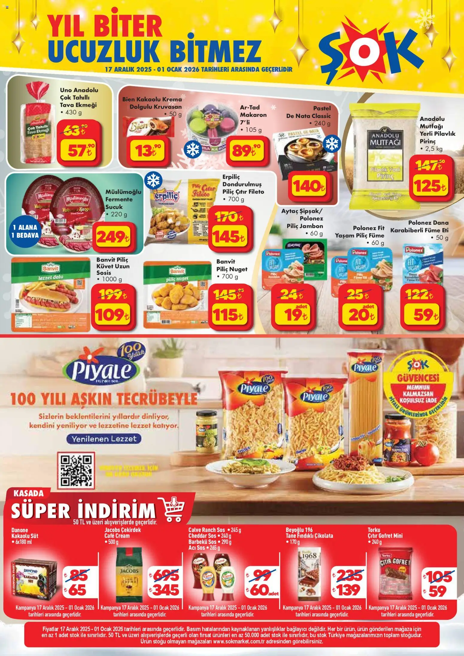 Şok Market Katalog - 17.12.2025 tarihinden itibaren geçerlidir | Sayfa: 4 | Ürünler: Gofret, Sosis, Ocak, Sucuk