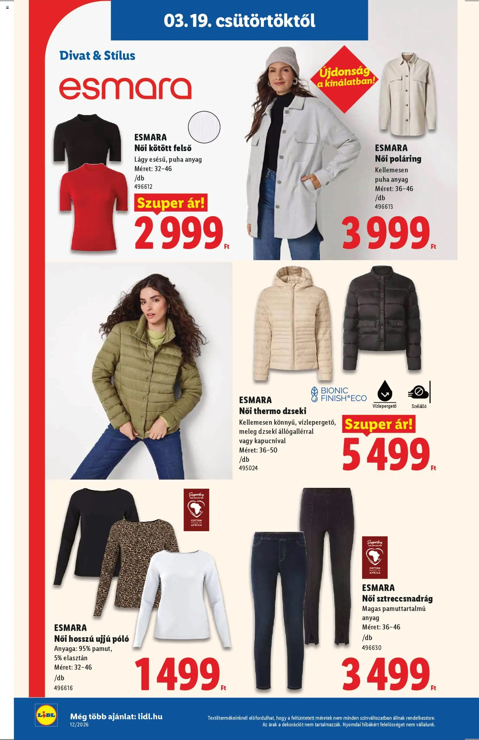 Lidl akciós ujság - amely érvényes a következő dátumtól: 19.03.2026 | Oldal: 30