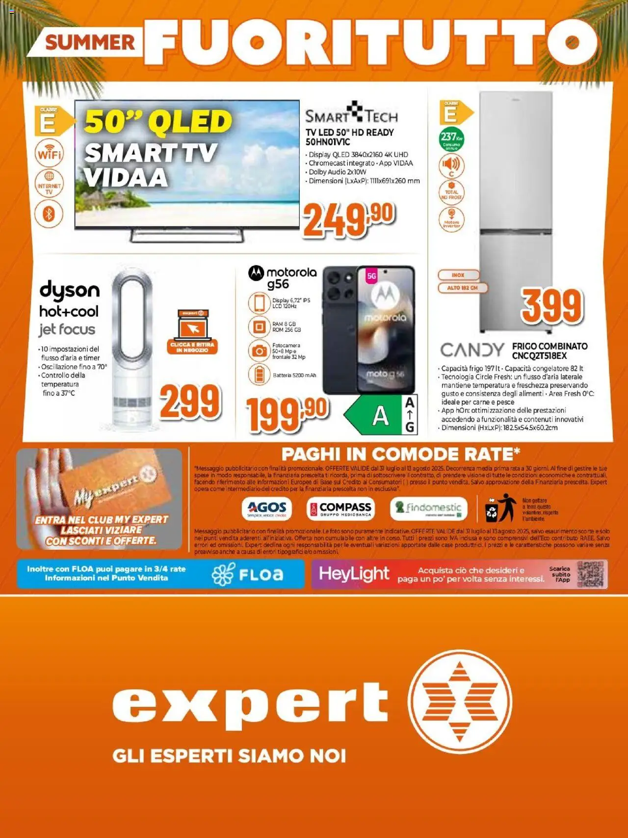 Volantino Expert del 31.07.2025 | Pagina: 28 | Prodotti: TV, Audio, Dyson, Terra