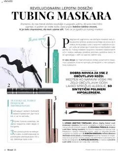 Artdeco Lash Hero Tubing maskara, Inovativna veganska formulacija ovije trepalnice v popoln fleksibilen kokon „cevk" in obljublja sanjske trepalnice na najvišji ravni. │ velja od 28.07.2025 | Stran: 38 | Izdelki: Maskara