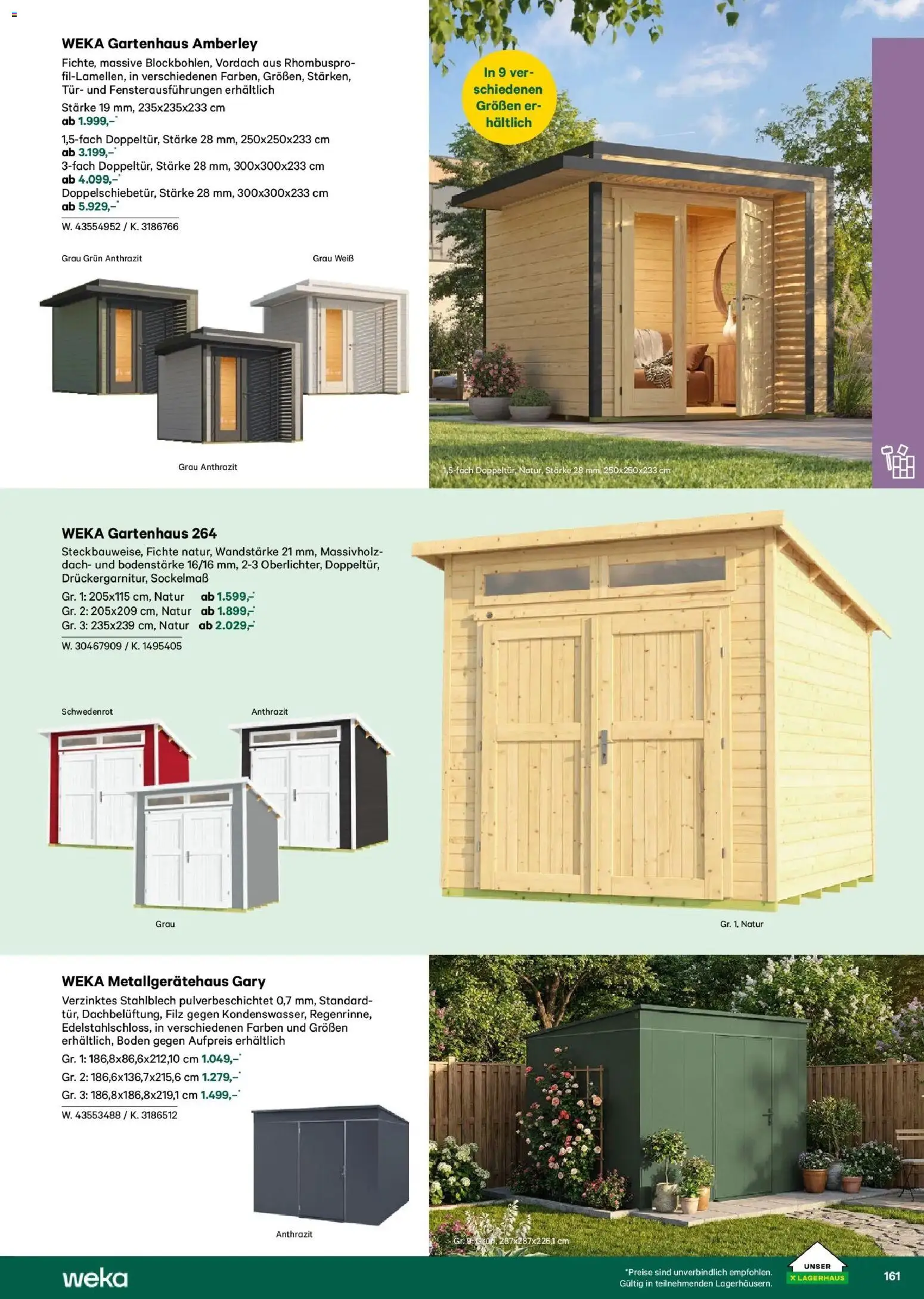 Lagerhaus Garten & Freizeit Katalog 2026 - Schweiggers, Bad Aussee  gültig ab 01.03.2026 | Seite: 161