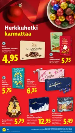 Lidl-mainoslehti voimassa 30.10.2025 alkaen | Sivu: 16