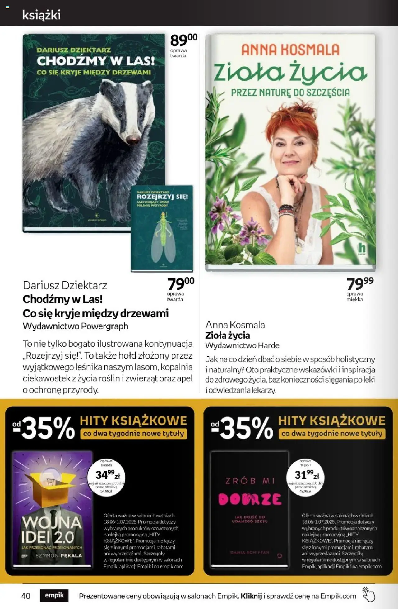 Empik promocje od 18.06.2025 | Strona: 40 | Produkty: Książki