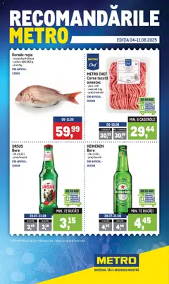 Metro catalog - Recomandările – previzualizare al pliantului de la Metro valabil de la 04.08.2025