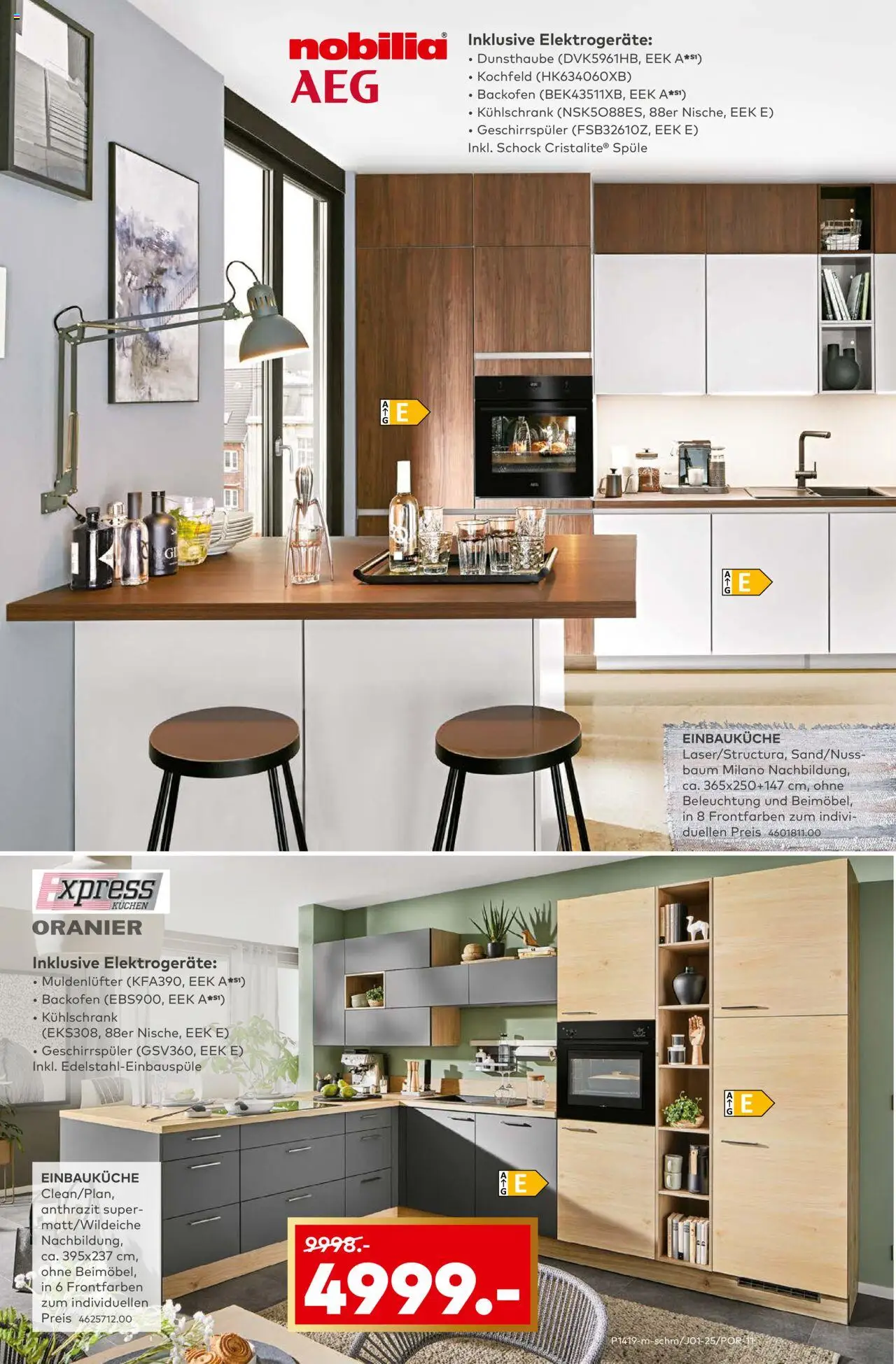 Porta! Mega Möbiläumskracher - Bad Vilbel-Dortelweil – gültig ab 21.09.2025 | Seite: 8 | Produkte: Geschirrspüler, Einbauküche, Kühlschrank, Backofen