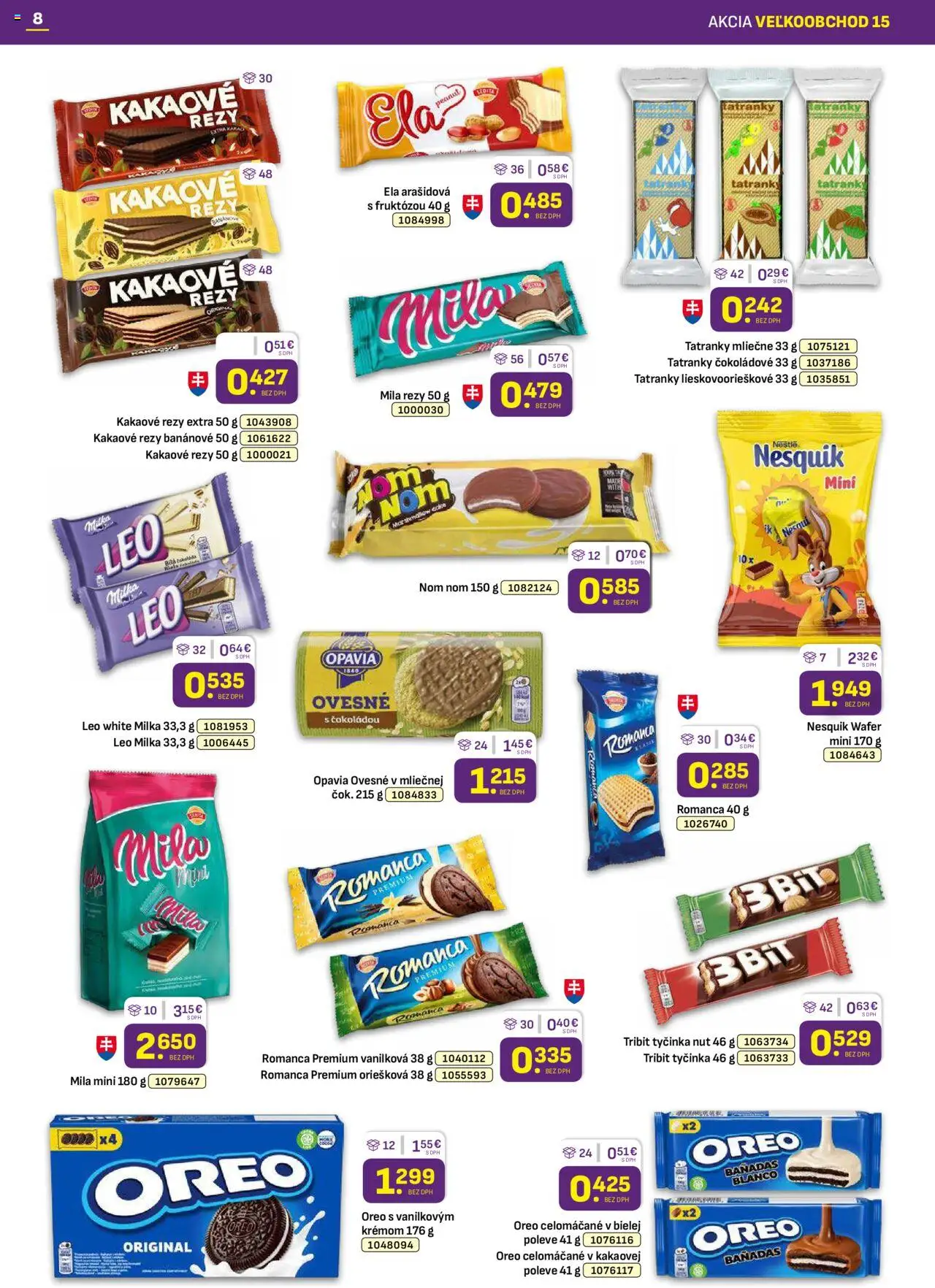 Libex leták │ platný od 28.07.2025 | Strana: 8 | Produkty: Mila, Milka, Nesquik