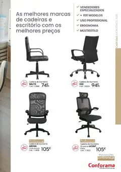 Conforama folheto │ válido de 13.08.2025 | Página: 7 | Produtos: Cadeiras, Cadeira de escritório, Cadeira