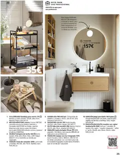 Vista previa Catálogo IKEA para tu negocio válido desde el 02.12.2025 | Página: 35 | Productos: Toalla de baño, Taburete, Baño, Espejo