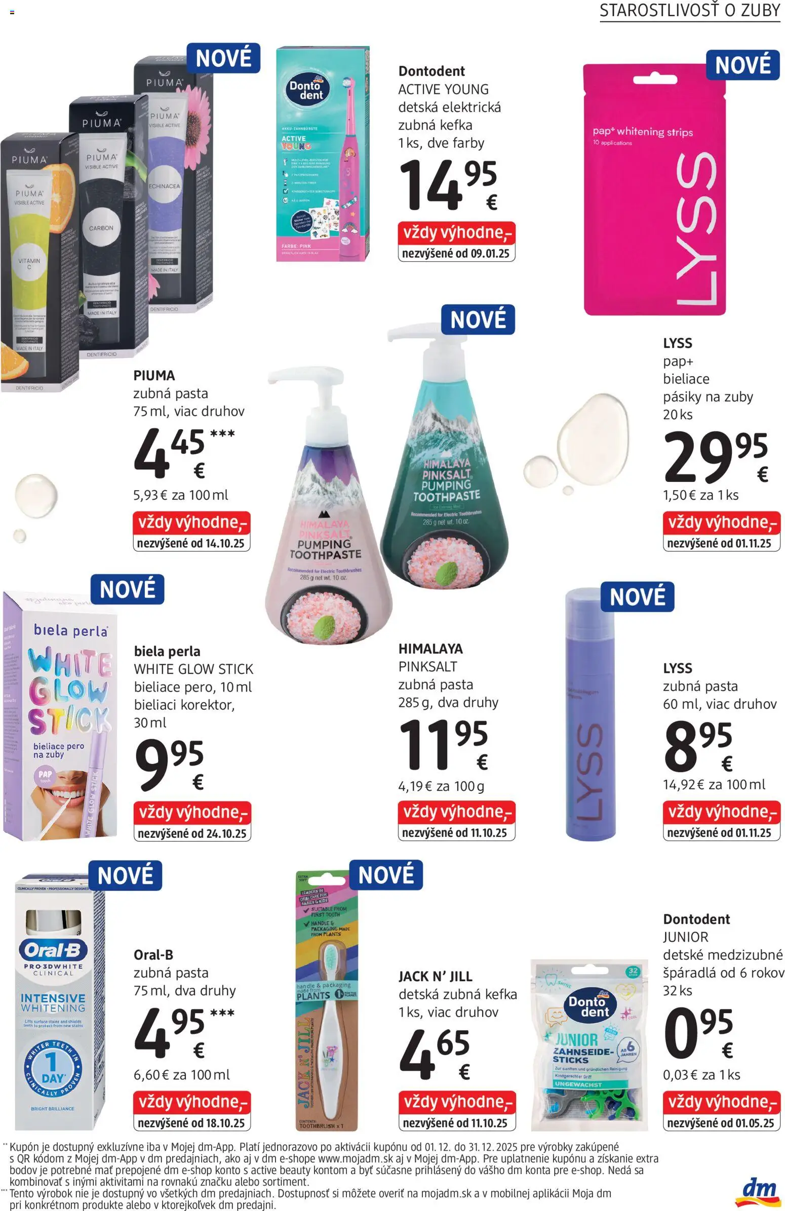 Nové dm drogerie akcie – leták je platný od 01.12.2025 | Strana: 21