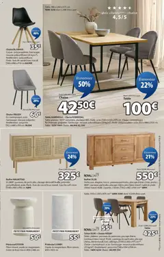 Jysk - Prévisualisation de Jysk catalogue valide à partir de 01.01.2026 | Page: 5 | Produits: Mousse, Table, Chaise, Cadre