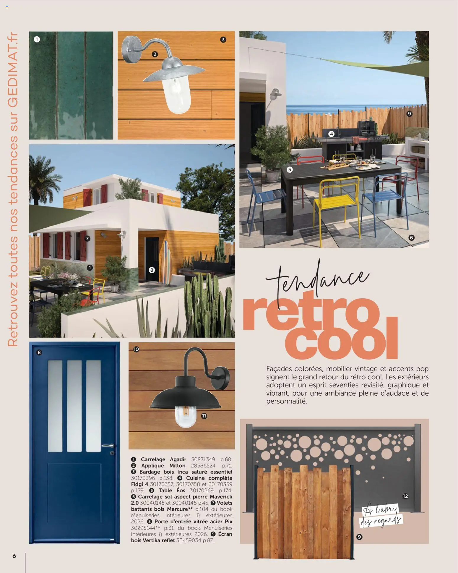 {H1} | Page: 6 | Produits: Porte, Table