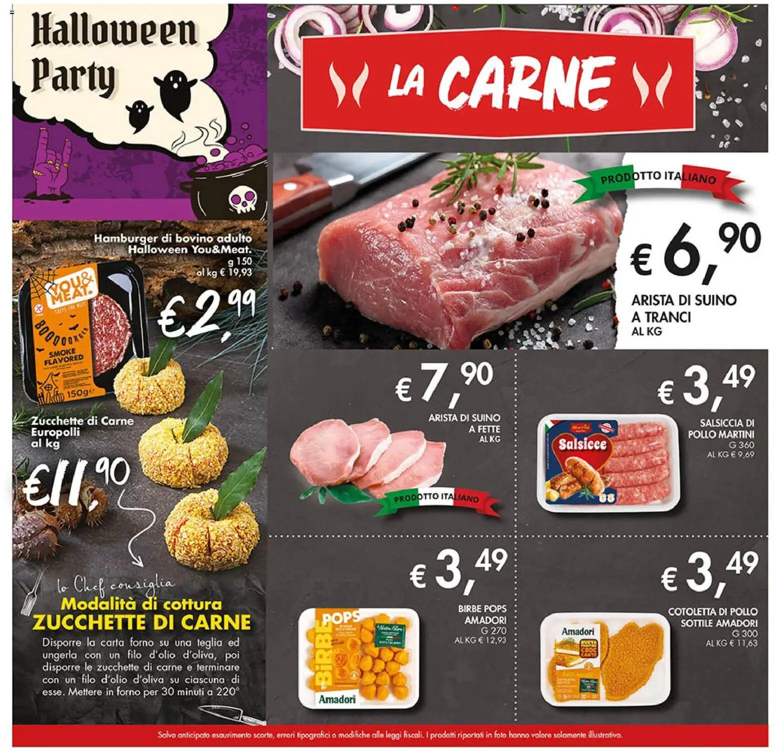 Volantino Coal del 23.10.2025 | Pagina: 5 | Prodotti: Bovino, Salsiccia, Forno, Hamburger