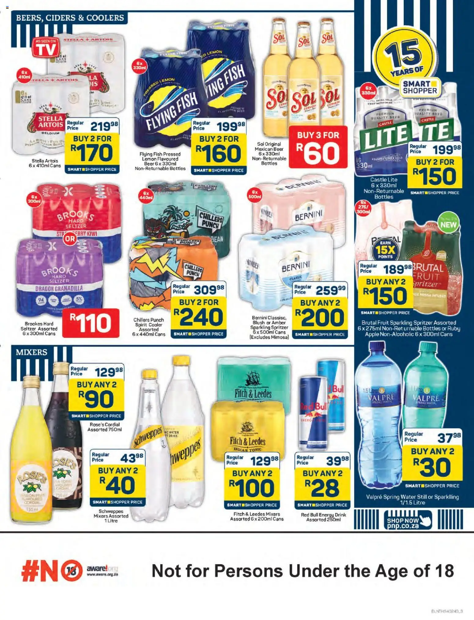 New Pick n Pay catalogue – valid from 24.04.2026 | Page: 3 | Products: Tonic, Blush, Fish, Kiwi