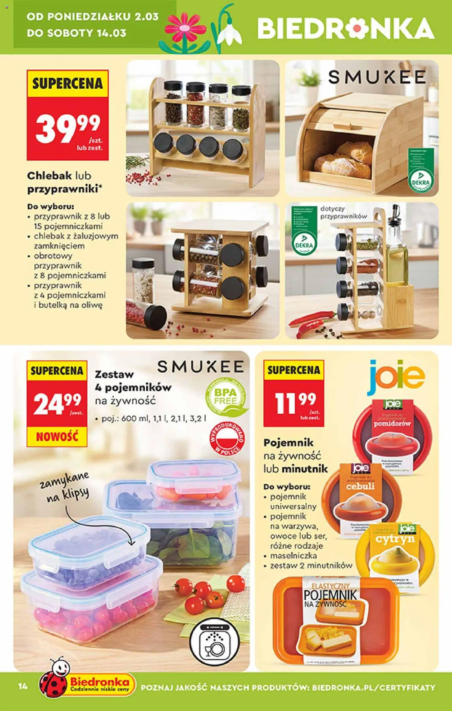 Biedronka Polsko leták - Hity i inspiracje od 28.02.2026 | Strana: 14