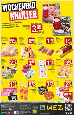 WEZ Prospekt ab 23.02.2026 gültig | Seite: 14 | Produkte: Bockwurst, Bad, Fisch, Johnnie walker