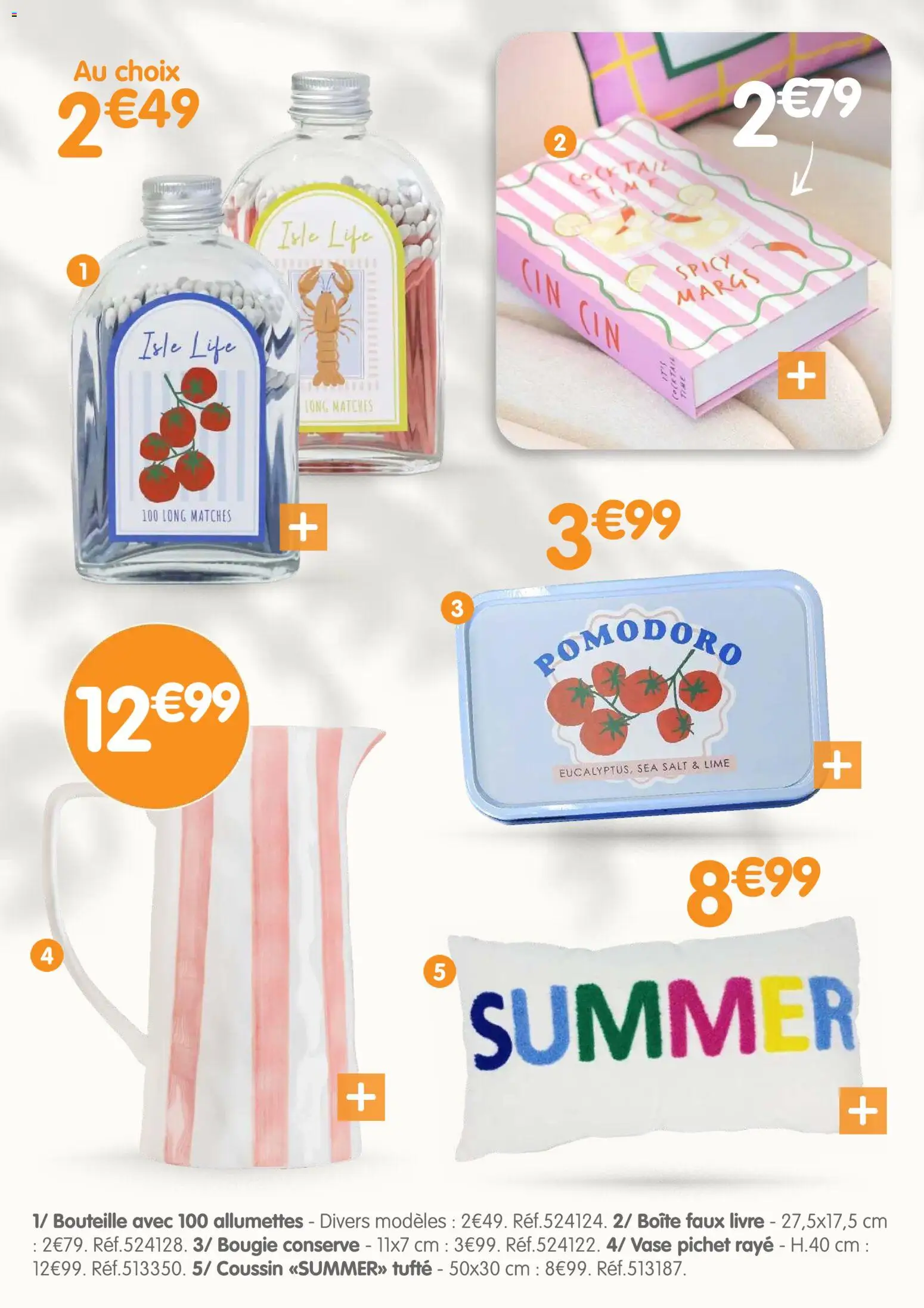 {H1} | Page: 3 | Produits: Vase, Livre