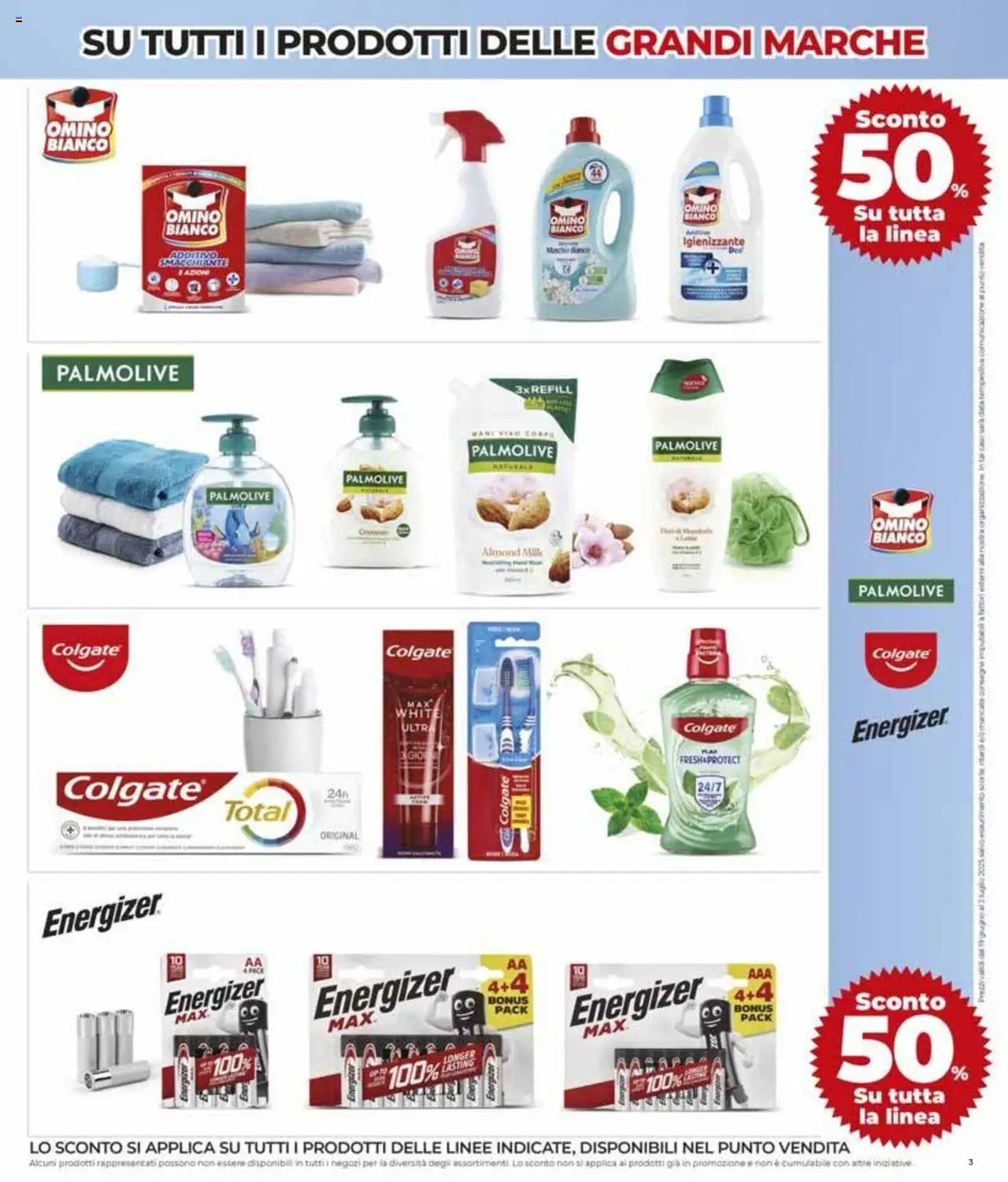 Volantino Ipercoop del 19.06.2025 | Pagina: 3 | Prodotti: Sapone, Collutorio, Detergente, Body