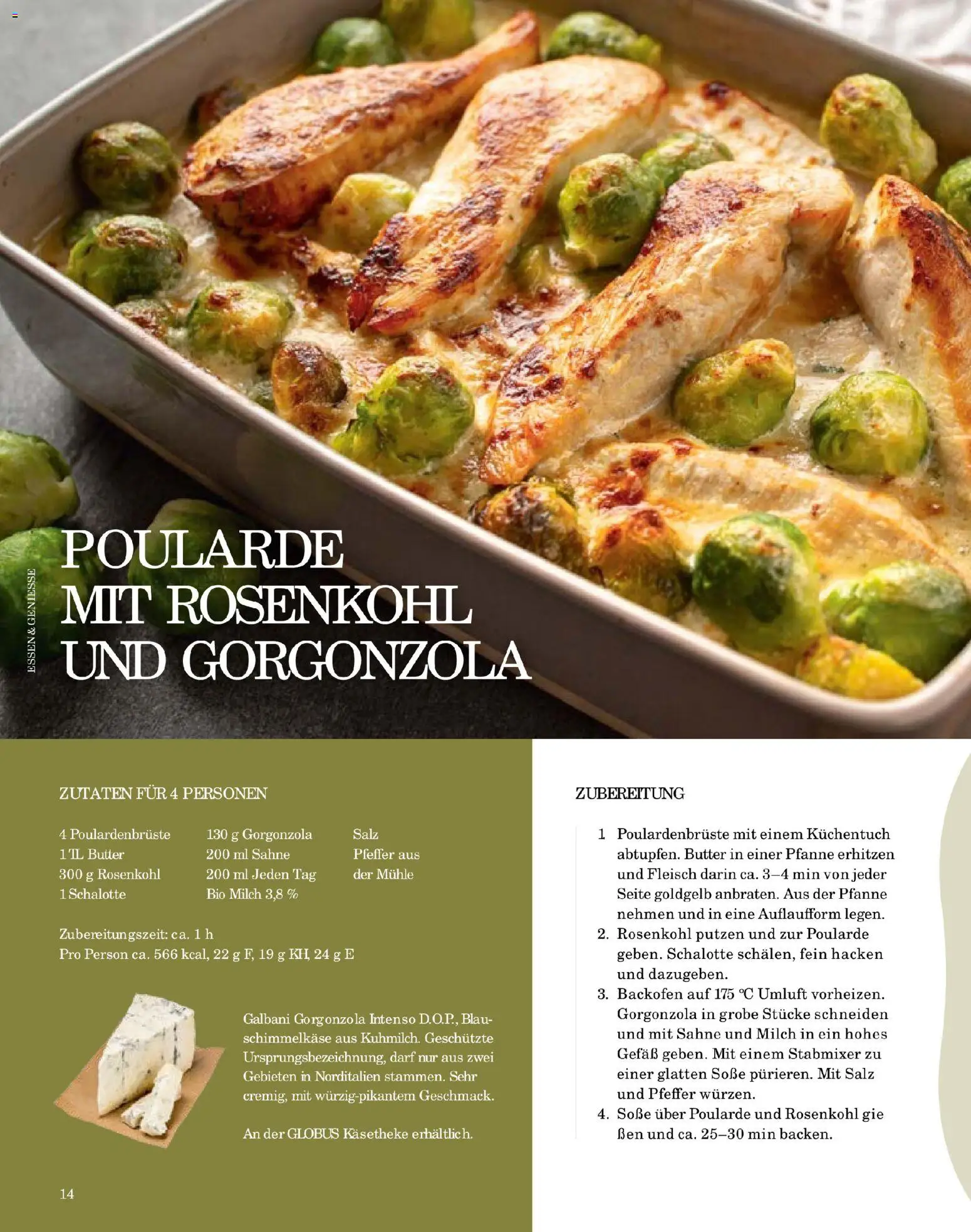 Globus Mio Magazin – gültig ab 01.11.2025 | Seite: 14 | Produkte: Milch, Soße, Stabmixer, Fleisch