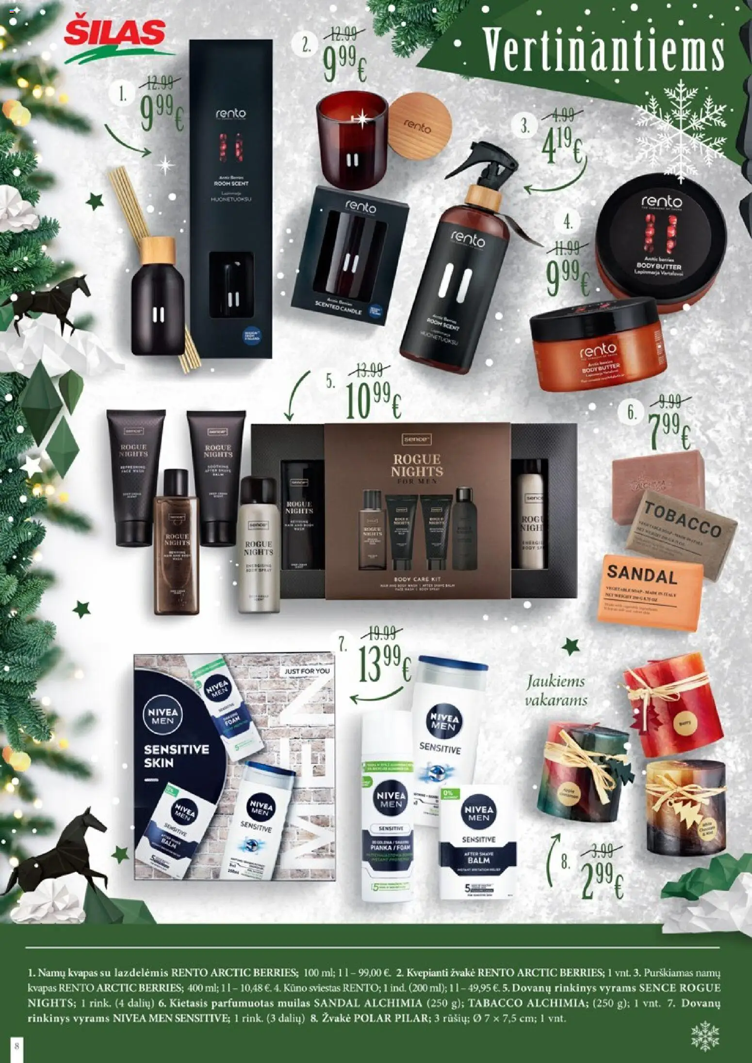 Šilas akcijos nuo 03.12.2025 | Puslapis: 8 | Prekių: Kvapas, Sviestas, Muilas