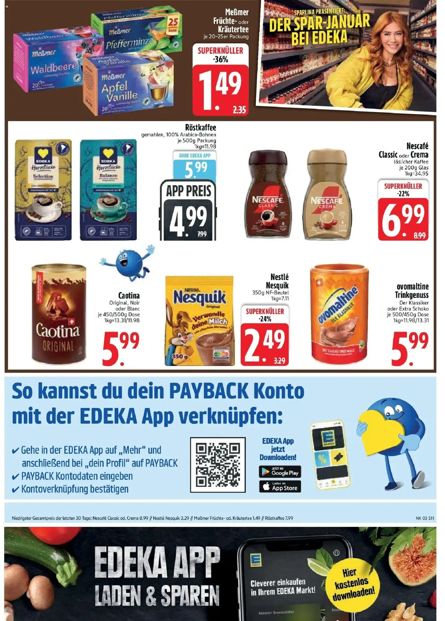 Edeka prospekt Altomünster	 – gültig ab 11.01.2026 | Seite: 13 | Produkte: Ovomaltine, Nescafe, Äpfel, Nescafe classic