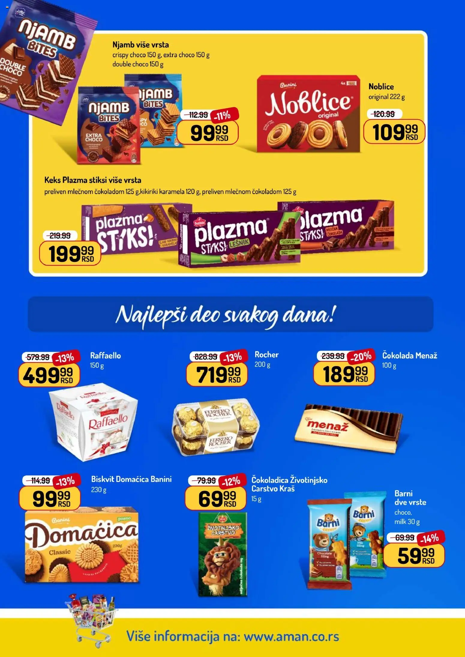 Aman katalog - važi od 30.03.2026 | Strana: 38 | Proizvode: Keks, Raffaello, Lešnik, Domaćica