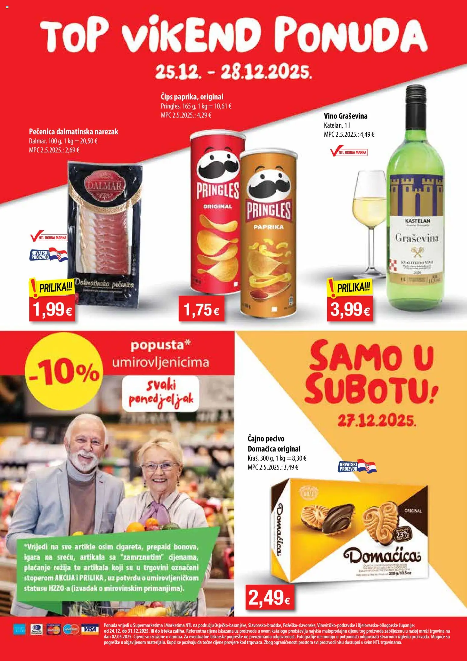 NTL katalog | vrijedi od 24.12.2025 | Stranica: 15 | Proizvodi: Pringles, Paprika, Čips, Pecivo
