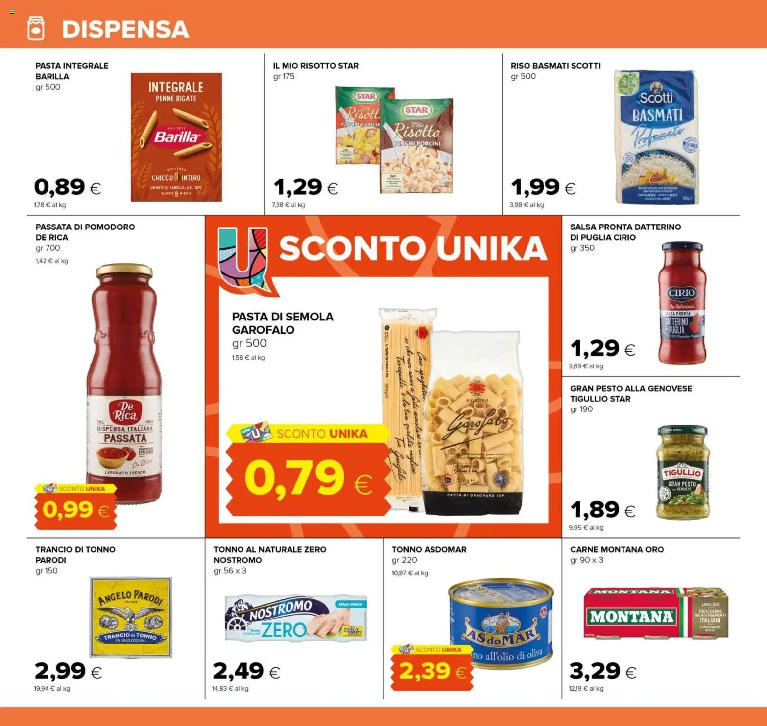 Volantino Oasi del 23.04.2026 | Pagina: 12 | Prodotti: Salsa, Pomodoro, Funghi, Tonno