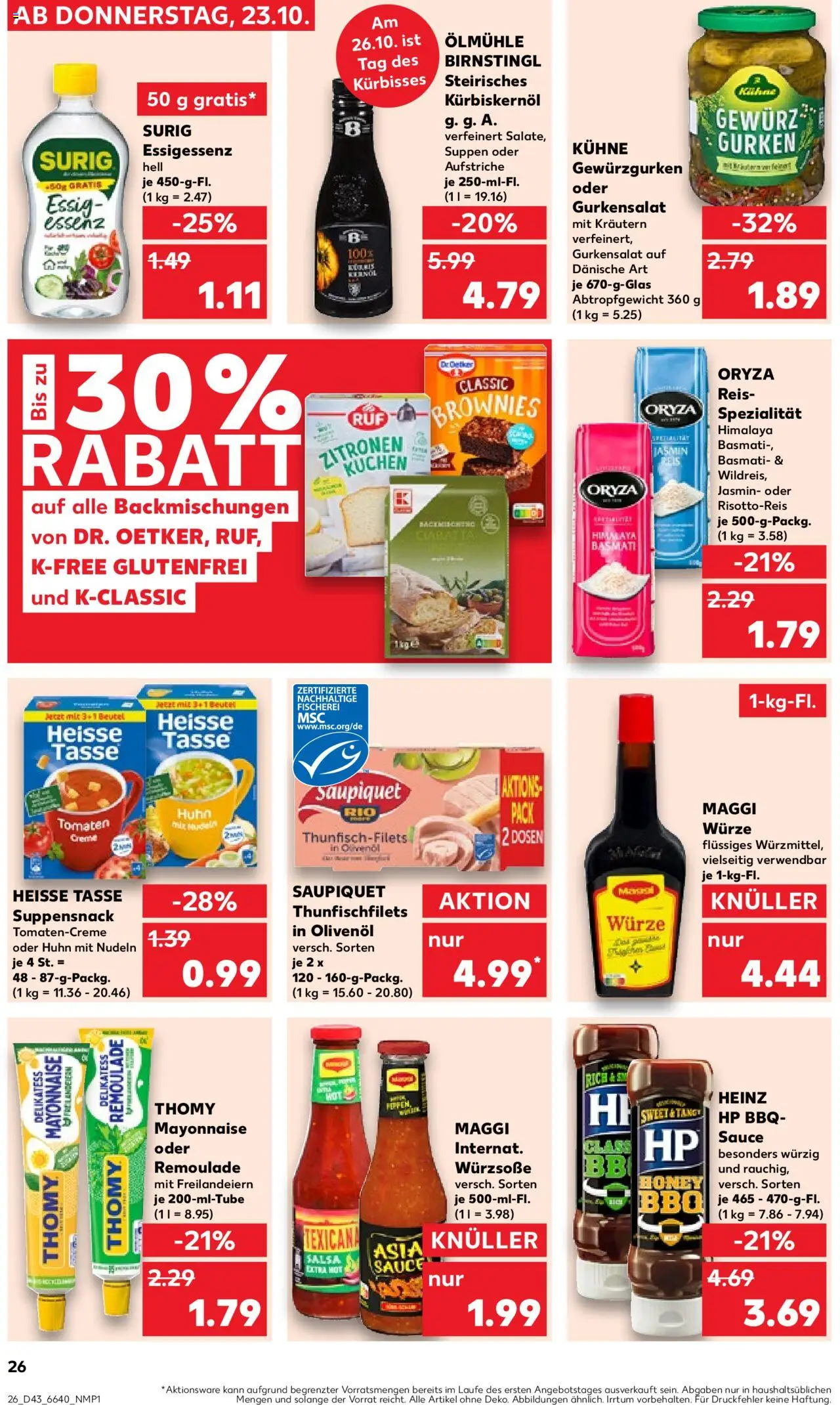 Kaufland Prospekt 	 – gültig ab 23.10.2025 | Seite: 26