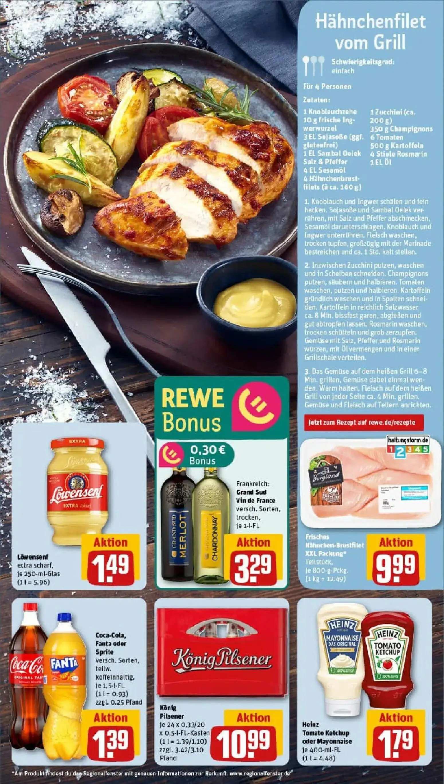Rewe prospekt Goslar / Siemensviertel	 – gültig ab 10.11.2025 | Seite: 5 | Produkte: Konig pilsener, Sprite, Mayonnaise, Grand sud