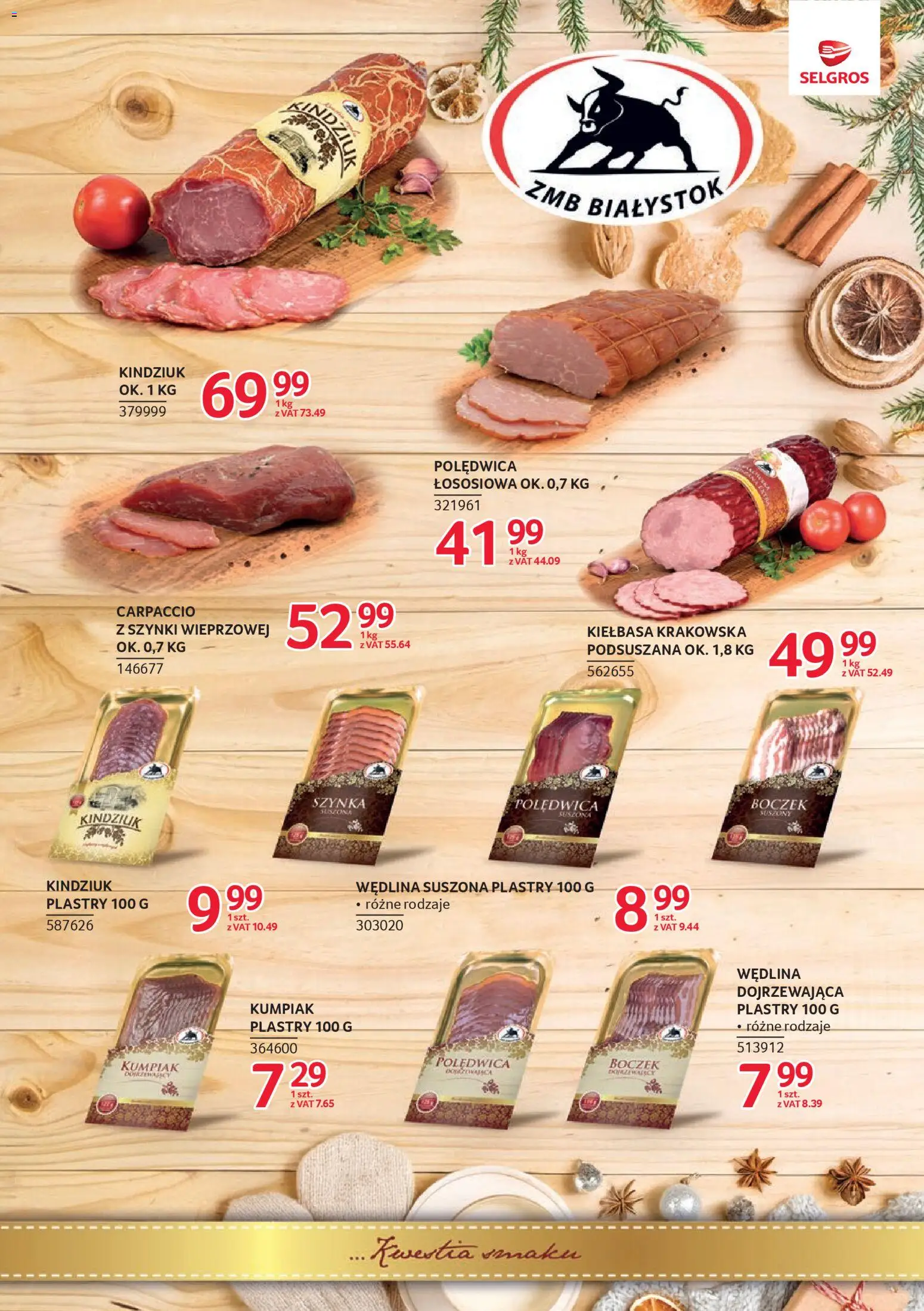 Selgros cash&carry Gazetka - Markowe produkty od 04.12.2025 | Strona: 11 | Produkty: Kiełbasa, Kiełbasa krakowska, Boczek, Kindziuk