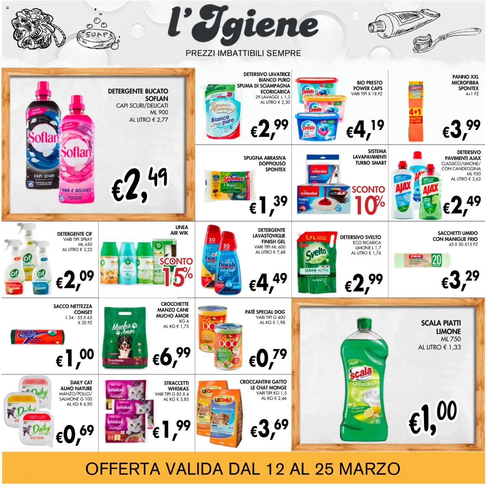 Volantino Coal del 12.03.2026 | Pagina: 23 | Prodotti: Detergente, Limone, Crocchette, Lavastoviglie