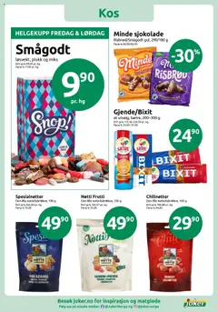  | Side: 10 | Produkter: Kit stație, Sjokolade, Smågodt, Peanøtter