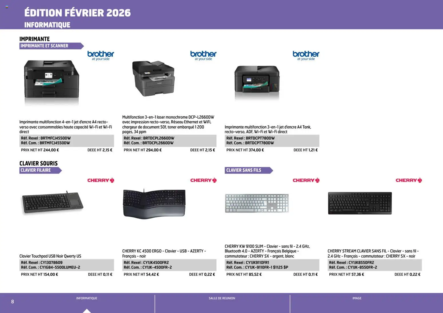 {H1} | Page: 8 | Produits: Souris, USB, Imprimante multifonction, Scanner