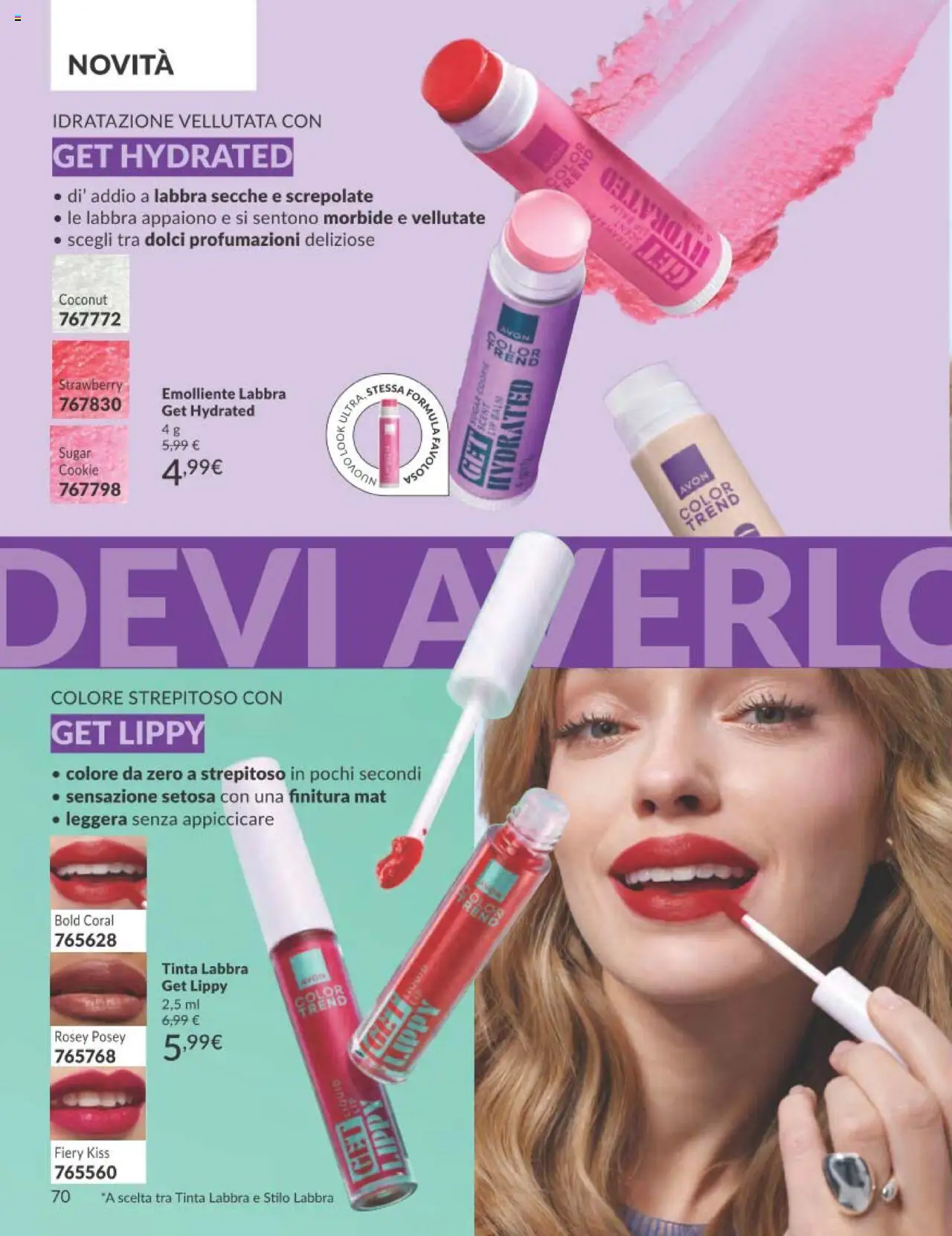 Volantino Avon del 01.10.2025 | Pagina: 70