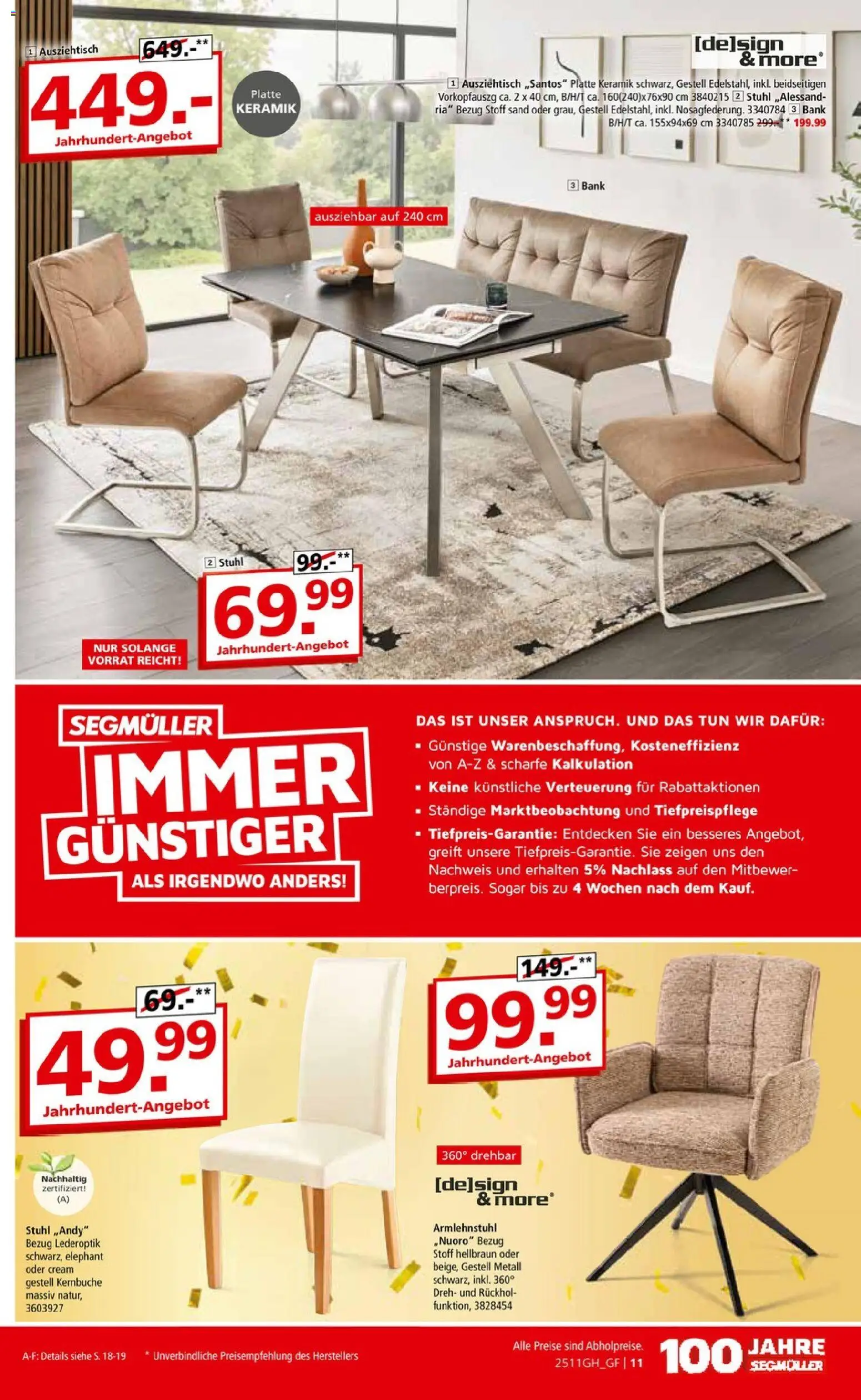 Segmüller Prospekt 	 – gültig ab 01.11.2025 | Seite: 17 | Produkte: Stuhl