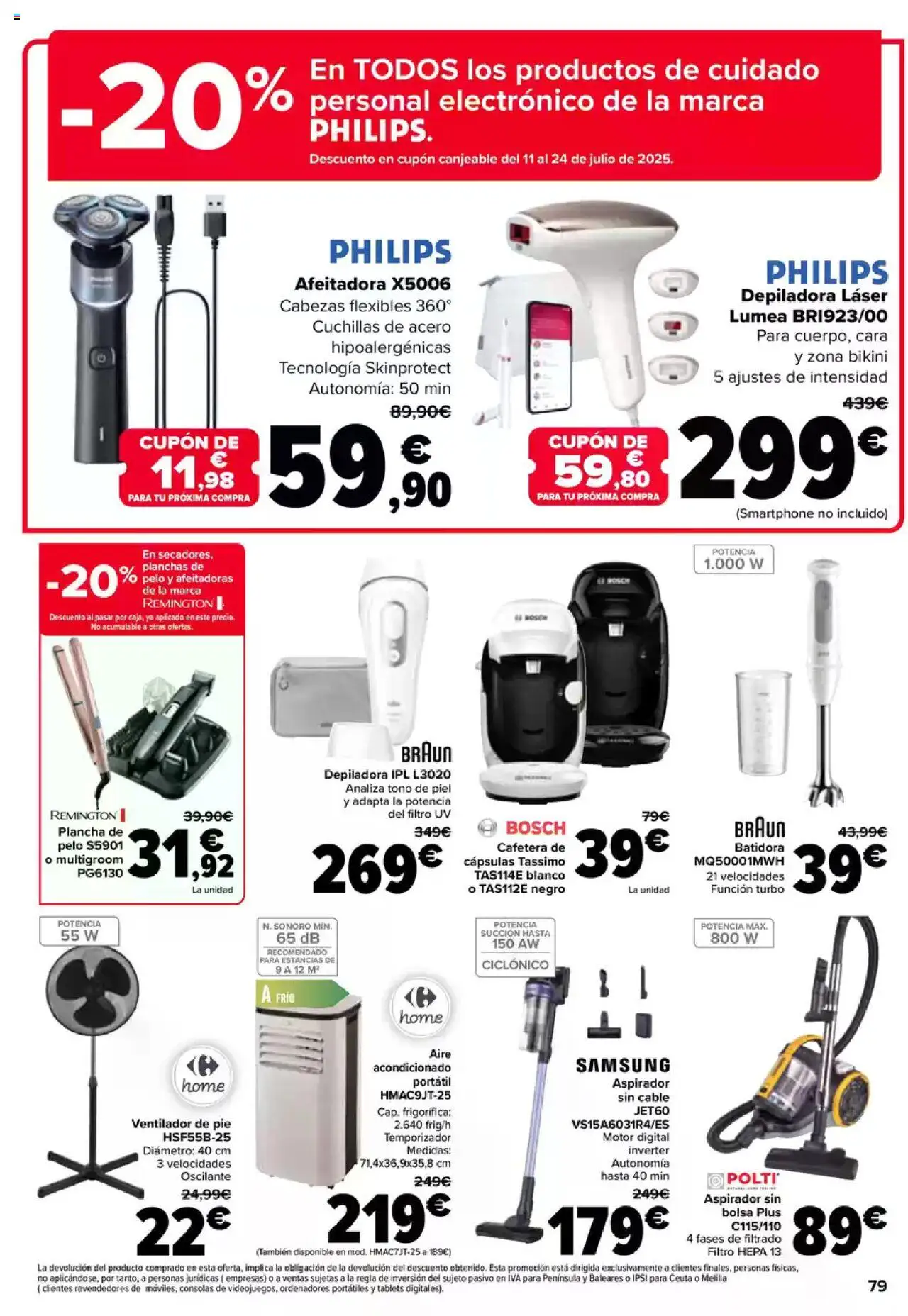Carrefour folleto │ válido desde el 26.06.2025 | Página: 78 | Productos: Bolsa, Cafetera, Ventilador, Plancha de pelo